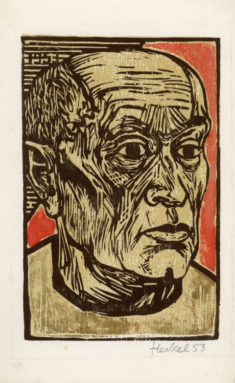 Erich Heckel: Kopf (Selbstbildnis), 1953